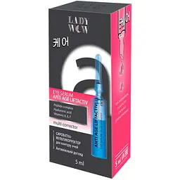 Сироватка-мультикоректор Lady Wow Anti Age Liftactiv Eye Serum для шкіри навколо очей, 5 мл - мініатюра 2