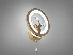 Світильник декоративний LED Diasha 8135/1G, 16W, золото, акриловий плафон, висота 22 см, IP20