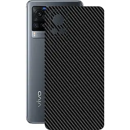 Захисна плівка StatusSKIN для Vivo X60 5G Корпус Вініл Карбон чорний
