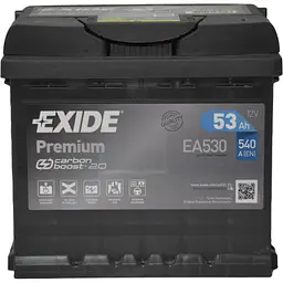 Акумулятор автомобільний EXIDE PREMIUM 53A (EA530) - мініатюра 3