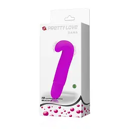 Вібратор Pretty Love Dana 10.6 см фіолетовий - мініатюра 7