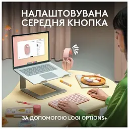 Миша Logitech Pebble Mouse 2 M350s Tonal Graphite (910-007015) - мініатюра 4