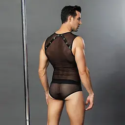 Чоловічий еротичний костюм JSY Романтичний Стівен One Size Black - мініатюра 2