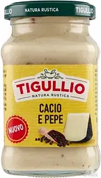 Соус Tigullio Cacio e Pepe Nero без глютену 185 г