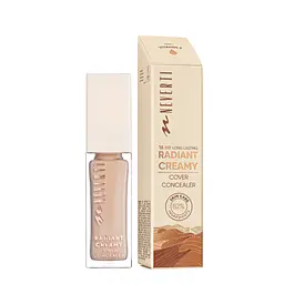 Консилер для обличчя стійкий Neverti Radiant Creamy Cover Conealer з вітаміном Е 10 мл (NP303), 003 Warm Nude