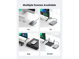 Зовнішня кишеня UGREEN 2.5 SATA External Hard Drive Enclosure (70498) - мініатюра 2