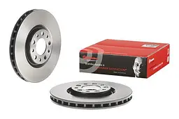 Диск гальмівний передній вентильований Alfa Romeo 159, Spider, Brera 05-12р Brembo (09.9363.11)