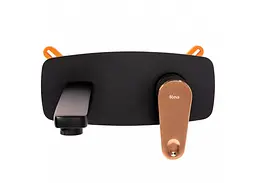 Змішувач для умивальника Rea Mild black/rose gold, прихованого монтажу (REA-B9142) - мініатюра 2