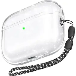 Чохол AhaStyle Transparent Case для Airpods Pro 2 Glitter [133866]