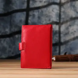 Красива обкладинка на документи для жінок з натуральної шкіри ST Leather 23118 червона - мініатюра 10