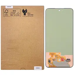Дисплей Samsung A366 Galaxy A36 /A566 чорний, Amoled, оригінал, сервісне пакування, GH82-36827A