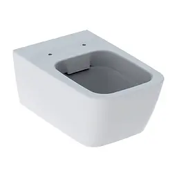 Чаша напольно приставного унітазу Geberit iCon Square Rimfree 201950000, Білий
