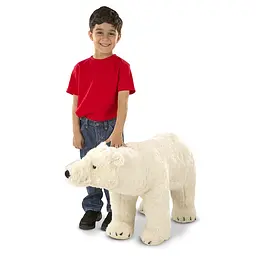 Величезний плюшевий полярний ведмідь Melissa&Doug, 91 см (MD8803) - мініатюра 3