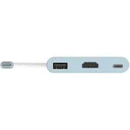 Багатопортовий мультиадаптер J5create JCA379EC-N, USB Type-C 3-в-1 блакитний - мініатюра 3