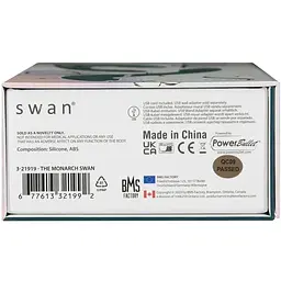 Вакуумний вібратор Swan The Monarch Swan Teal - мініатюра 10