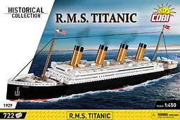 Конструктор COBI R.M.S. Titanic 1:450 (722 деталі) — Велика модель Титаніка 64 см - мініатюра 4