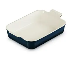 Форма для випікання Le Creuset Stoneware Heritage Rectangular Dish Nuit 7110219129000100 19 см синя - мініатюра 4