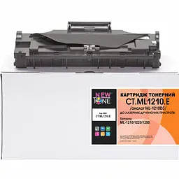 Картридж тон. NEWTONE для Samsung ML-1210/1220/1250 аналог ML-1210D3/XEV Black ( 2500 ст.) (CT.ML1210.E) - мініатюра 1