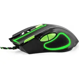 Миша Esperanza MX401 Hawk USB black green (EGM401KG) - мініатюра 2