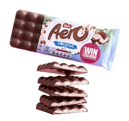 Шоколадний батончик Nestle Aero Coconut Chocolate Sharing Bar 90 г - мініатюра 4