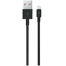 Кабель Ttec USB - Lightning (M/M), 1 м, Black (2DK7508S)