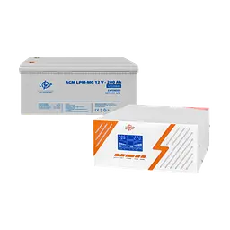 Комплект резервного живлення LP (LogicPower) ДБЖ + мультигелева батарея (UPS B1500 + АКБ MG 2400Wh)