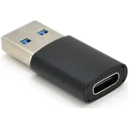 Перехідник USB 3.0 M to USB-C F black VEGGIEG (TC-106)