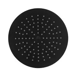 Верхній душ Paffoni Syncro Quadro Ø225xh8 мм з утримувачем 400 мм black matt ZSOF074NO + ZSOF034NO, Чорний матовий - мініатюра 7