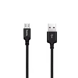 USB Cable Hoco X14 Times Speed MicroUSB Black 2m