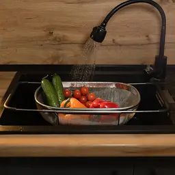 Друшляк-сито на раковину для миття продуктів 36*25*10.5 см Zhongjing HP-19-18-L - мініатюра 17