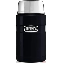 Термос харчовий Thermos Stainless King 710 ml Midnight Blue з ложкою