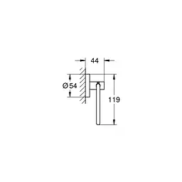 Тримач туалетного паперу Grohe QuickFix Start 41200000 Хром - мініатюра 2