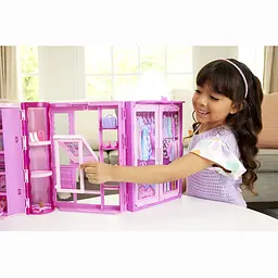 Ігровий набір Barbie Стильна гардеробна з лялькою (HXD58) - мініатюра 5