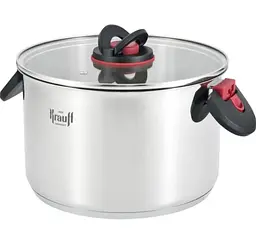 Каструля Krauff зі скляною кришкою 6.1 л 24 см (26-303-022)