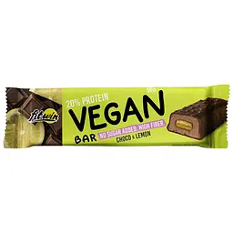 Протеїновий батончик FitWin Vegan Bar Chocolate & Lemon 12x50 г