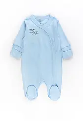 Чоловічок однотонний для новонародженого на кнопках My Baby - мініатюра 1