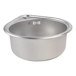 Мийка кухонна Lidz 4539 0.8 мм Micro Decor (LIDZ4539MDEC) - мініатюра 4