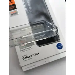 Оригінальний протиударний чохол Spigen Ultra Hybrid для Samsung Galaxy S22 Plus (6.6") Прозорий (ACS03954) - мініатюра 6