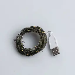 Гірлянда Роса GarlandoPro нитка GarlandoPro 200 LED довжина 20 м від USB зелена, жовтий (USB200L20MGY) - мініатюра 8