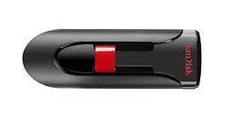 USB флеш-накопичувач SanDisk Cruzer Glide 32GB USB-A 3.0 Black/Red (SDCZ60-032G-B35) [66237] - мініатюра 2