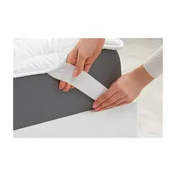 Наматрацник MirSon Eco Light №1721 Bamboo Air-line на резинці по кутках White 120x200 см (2200002890076) - мініатюра 4