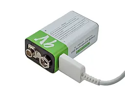 Акумулятор Крона Smartoools 650 mAh 9V / 6LR61 літієвий із вбудованою зарядкою Type-C (19327)