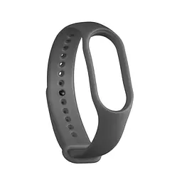 Силіконовий ремінець Emy Original Design Xiaomi Mi Band 5 / Mi Band 6 / Mi Band 7 Dark grey