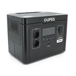 Портативне джерело живлення Oupes S015 LiFePO4, 1500Вт (пікова 3600Вт), 1488Wh