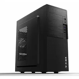 Корпус 2E ALFA чорний, без БЖ, Mid Tower, для ATX / Micro ATX, 2xUSB 2.0, 1xUSB 3.0 (2E-E190-3U)