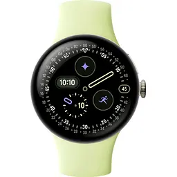 Смарт-годинник Google Pixel Watch 4 41mm Wi-Fi Champagne Gold Aluminum Case/Lemongrass Active Band [164401] - мініатюра 2