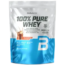 Протеїн BioTech USA 100% Pure Whey 900 г Salted Caramel, Bourbon Vanila