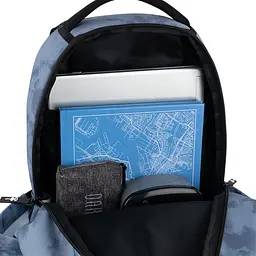 Рюкзак GoPack Teens 135M-5 Чорно-блакитний (GO26-135M-5) - мініатюра 12