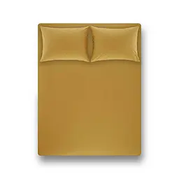 Простирадло на резинці з наволочками Penelope - Laura moss green болотяний 160x200+50x70 (2)