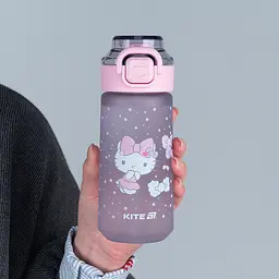 Пляшечка для води Kite Hello Kitty сіра 560 мл (HK25-1213) - мініатюра 4
